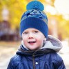 Blue's Clues Boy’s Winter Beanie Hat and Mitten Set, Kids Ages 2-4 (Grey/Dark Blue) - 2 of 2