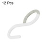 Unique Bargains Plastic Kitchen Closet Bathroom S Shaped Hooks and Hangers 2.4 Inch - 3 of 4