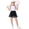 Girls Flowy Shorts with Pockets Athletic Running Skirt High Waist - 3 of 4