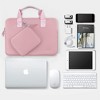 MaseiKar Laptop Sleeve 13.3-14 inch Case with Small Pouch,Computer Bag Compatible with MacBook Pro 14" Mac Air/Pro 13.3" and Most 13-14 inch Notebook - 4 of 4