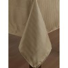HLC.ME Lincoln Stripe Fabric Tablecloth, Advanced Water, Fade, Stain, and Wrinkle Resistance - 4 of 4