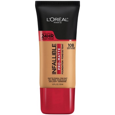 L'Oreal Paris Infallible Pro-Matte Foundation Normal/Oily Skin - 1 fl oz