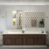 Apmir Rectangular Aluminum Alloy Framed and Tempered Glass Wall Bathroom Vanity Mirror in Matte Black/ Gold/ Silver/ Brown - 4 of 4
