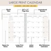 Global Printed Products Essential Pro Monthly & Weekly Planner 8.5" x 11" CY 2025 (Pastel Peacock) - 2 of 4