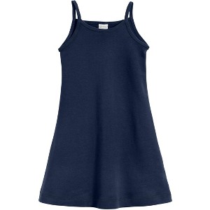 City Threads USA-Made Cotton Girls Soft Camisole Dress - 1 of 4