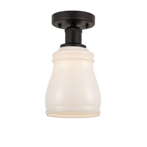 Ellery - 1 Light Semi-Flush Mount In Nautiical Style-9.75 Inches Tall and 4.75 Inches Wide - 1 of 1