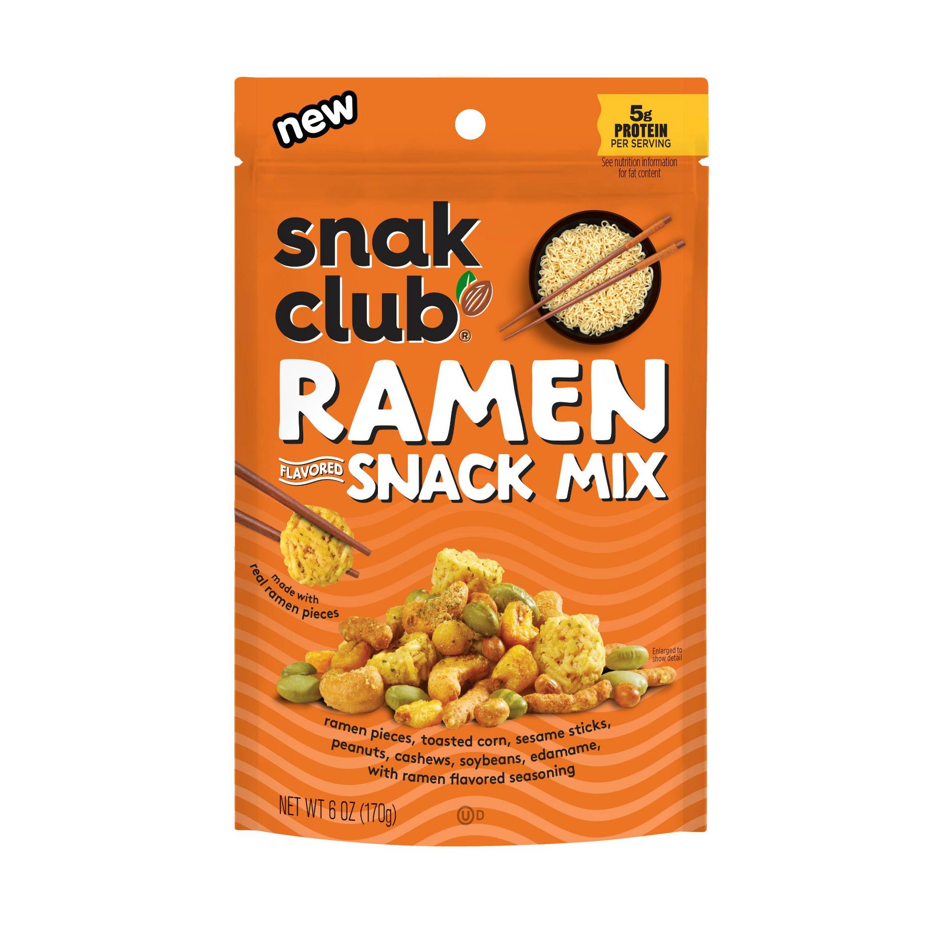 Snak Club Ramen Snack Mix - 6oz