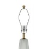 15.5"x29" Nikolas Frosted Glass Table Lamp White/Gold - A&B Home: Transitional Style, Polyester Shade, UL Listed - 2 of 4