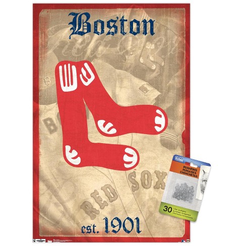 MLB Boston Red Sox - Drip Helmet 20 Wall Poster, 14.725 x 22.375 