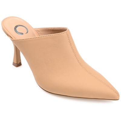 Journee Collection Womens Shiyza Mules High Stiletto Pointed Toe Pumps