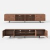 Luck Live 70.87-inch TV stand，walnut color entertainment center for living room bedroom - 2 of 4
