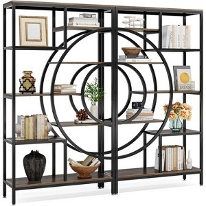Tribesigns 71 inches 8-Tiers Geometric Bookcase - 1 of 4