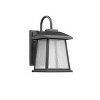 Chloe Lighting Frontier Transitional Led Textured Black Outdoor Wall Sconce 12" Height - 2 of 2