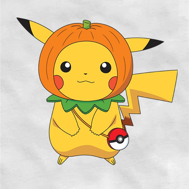Men's Pokemon Halloween Pumpkin Pikachu Baseball Tee, 2 of 5