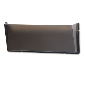 deflecto Unbreakable DocuPocket Wall File, Legal Size, 17.5" x 3" x 6.5", Smoke - 1 of 4