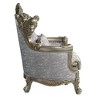 44.5" Miliani Accent Chair Fabric/Antique Bronze Finish - Acme Furniture - 3 of 4