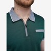 X RAY Men's Short Sleeve Zip-Neck Polo - 3 of 4