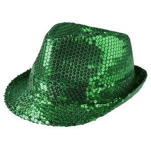 Dress Up America Sequined Fedora Hat for Adults - 1 of 1