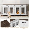 71"Large Dog Crate for 2 Dogs,Dog Cage Furniture with 3 Drawers for Storage Space,Furniture Style Indoor Dog Crate&TV Stand,for Large Medium Dogs - 4 of 4