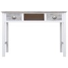 vidaXL Writing Desk Gray 43.3"x17.7"x29.9" Wood - 4 of 4