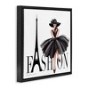 Stupell Industries Parisian Fashion Illustration, 25" x 25" - 3 of 4