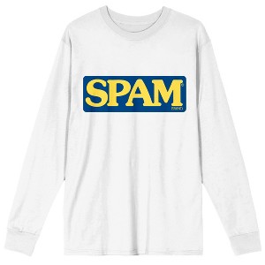 Spam Brand Logo Men's White Long Sleeve Shirt - 1 of 3