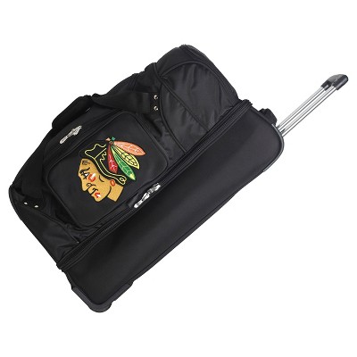 drop bottom duffel