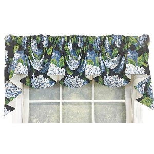 RLF Home Hydrangea Empire High-Quality Window Valance up to 48" or 60" - 1 of 4