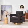 Swivel Chair For Living Room, 360 Degree Swivel Club Modern Single Sofa Chair, Accent Chairs Swivel, Accent Chairs Modern-Cuddlewood - 2 of 4