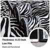 Contemporary Animal Print Area Rug Washable Abstract Leopard Rugs Soft Low Pile Zebra Waves Carpet Tiger Rug for Living Room - 4 of 4