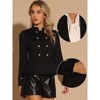 INSPIRE CHIC Women's Casual Long Sleeve Button Decor Work Elegant Blazer - 2 of 4