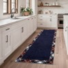 Modern Bordered Living Room Bedroom Area Rugs, Washable Soft Non Slip Throw Carpet for Dining Room, Foldable Thin Mat - 2 of 4