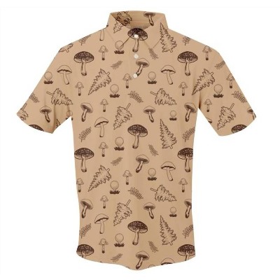 Men's 's Golf Mushrooms Polo - SwingJuice