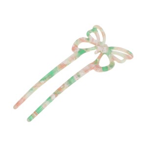 Unique Bargains Women's Butterfly Hair Stick Fork Pins 1 Pc - 1 of 4