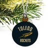 University of Toledo Official Logo Mini Small Tiny Wood Christmas Tree Holiday Ornament - 3 of 4