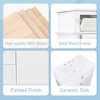 Mshliw 30 Inch Bathroom Vanity with Sink, Freestanding Cabinet with Tip-Out Drawer and Three Soft-Closing Drawers, Door Shelf Storage - 4 of 4