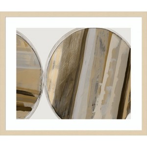 Amanti Art Rhythmic Circles III Neutral Version by Cartissi Wood Framed Wall Art Print - 1 of 4