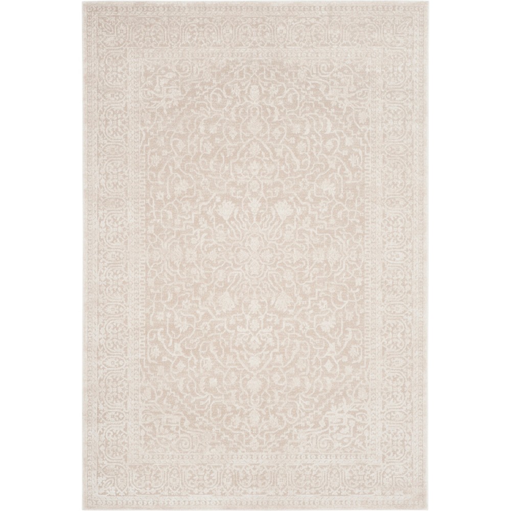 5'1inx7'6in Mariam Floral Loomed Area Rug Cream/Ivory - Safavieh