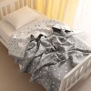 3 Layer Muslin Cotton Toddler Blanket, Super Soft and Warm Crib Blanket - NTBAY - 3 of 4