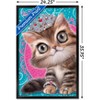 Trends International Animal Club - Kitten in a Tiara Framed Wall Poster Prints - 3 of 4