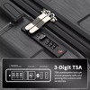 SKONYON 3 Piece Luggage Sets with TSA Lock Hardcase Suitcase Sets with Spinner Wheels - 2 of 4