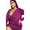 CITY CHIC | Women's Plus Size Sassy Sue Dress - phlox - 12 Plus - 3 of 4