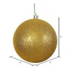 Vickerman Antique Gold Ball Ornament - 2 of 4