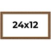 PosterPalooza | Panoramic Classic Gold Picture Frame - UV Acrylic, Foam Board Backing, Hanging Hardware - 2 of 4