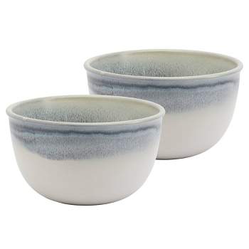 2pc Stoneware Deep Serving Bowls - Tabletops Gallery
