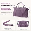 MaseiKar Travel Duffle Bag, Waterproof Weekender Bag Carry On Tote Bags for Women, Travel Essentials Sport Gym Bag for Men, Bag for Labor and Delivery - 4 of 4