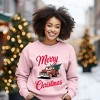 Simply Sage Market Women's Graphic Sweatshirt Christmas Leopard Truck - 2 of 4