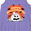 Girls' - Peanuts - Peanuts Retro Halloween Graphic Sleeveless Aline Dress - 2 of 4