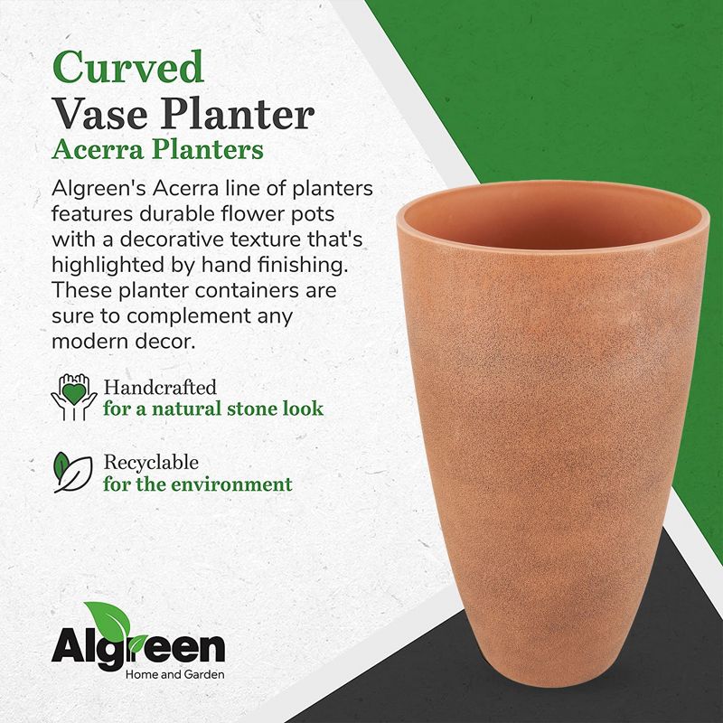 Algreen Acerra Curved Yard & Patio Vase Garden Planter, 2 of 7