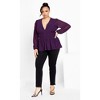 Women's Plus Size Rapture Top - petunia | CITY CHIC - 3 of 4
